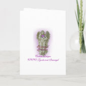 50. Jahrestags-Party Einladungs-Goldherz Einladung (Rückseite)