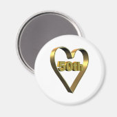 50-jährig9t magnet (Vorderseite/Rückseite)