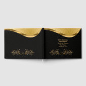 50-jährige Black and Gold Gästebuch (Voll)