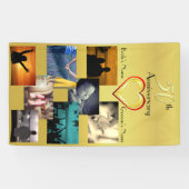 50-Jährige Foto Collage Idee Banner (Horizontal)