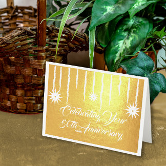 50-jährige Jubiläumsfeier für moderne Kunst Folienkarte