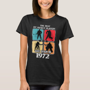 50-jähriger Eishockeyspieler 1972 50. Geburtstag V T-Shirt