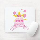 50-jähriger Geburtstagskuchen Mousepad (Mit Mouse)