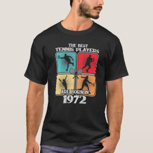 50-jähriger Tennisspieler 1972 50. Geburtstag Vint T-Shirt