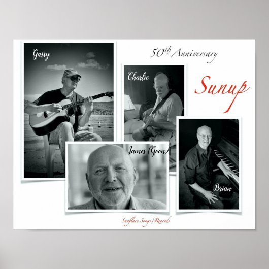 50-jähriges Jubiläum der Aufnahme Poster (Vorne)