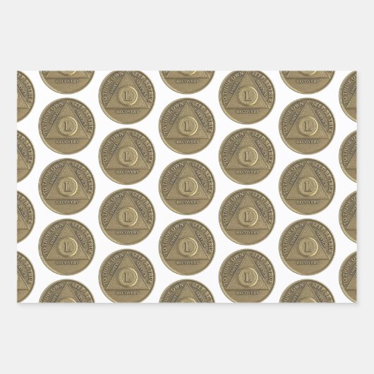 50-jähriges Jubiläum der nüchternen Erholung Geschenkpapier Set (Vorderseite 2)