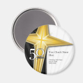 50-jähriges Kirchenjubiläum Magnet (Vorderseite/Rückseite)
