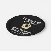 50-jähriges Party für die Anerkennung von Arbeitsj Pappteller (Schrägansicht)