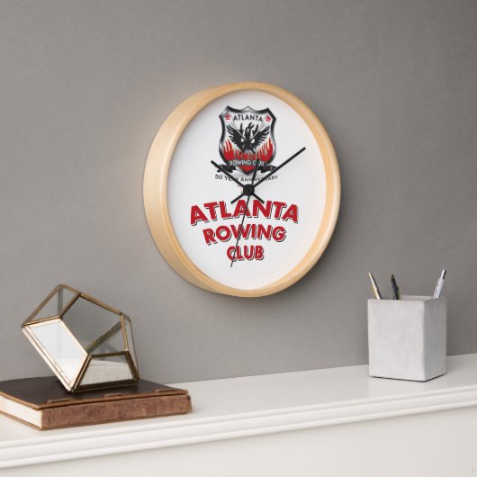 50. Jubiläum 10" Rundwand-Uhr, Holzrahmen Uhr (Büro)