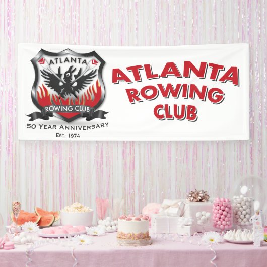 50. Jubiläum 2,5' x 6' Vinyl Banner (Party)