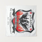 50. Jubiläum 57" x 57" Tapestry Wandteppich (Vorderseite (Horizontal))