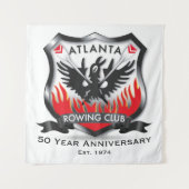 50. Jubiläum 57" x 57" Tapestry Wandteppich (Vorderseite)