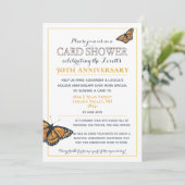 50. Jubiläum Card Dusche Foto Einladung (Stehend Vorderseite)