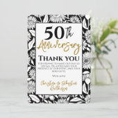 50. Jubiläum Danke Minimal Sonnenblume (Stehend Vorderseite)