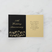 50. Jubiläum Dankeschön-Karte mit Foto-Einlage Dankeskarte (Innenseite)