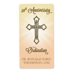 50. Jubiläum der Ordination, Gold Cross auf Star