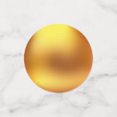 50 Jubiläum/Geburtstag Gold Black Table Confetti Konfetti (Klein Vorderseite)