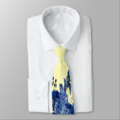 50. Jubiläum-Gelbe Rosen Blaue Nelke Krawatte (Gebunden)