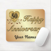 50. Jubiläum - Gold Mousepad (Mit Mouse)