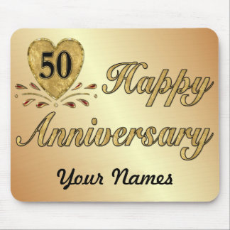 50. Jubiläum - Gold Mousepad