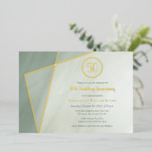 50. Jubiläum Graujade mit Gold Folieneinladung (Stehend vorne)