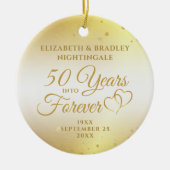 50. Jubiläum Hörjahre in Foto Keramik Ornament (Vorne)