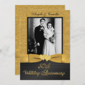 50 Jubiläum Joined Hearts FOTO Einladung 3 (Vorne/Hinten)