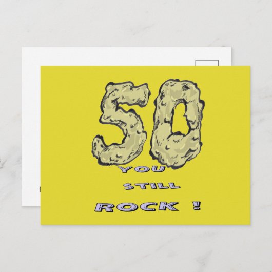 50 Jubiläum Kust. BG-Farbpostkarte Postkarte (Vorne/Hinten)