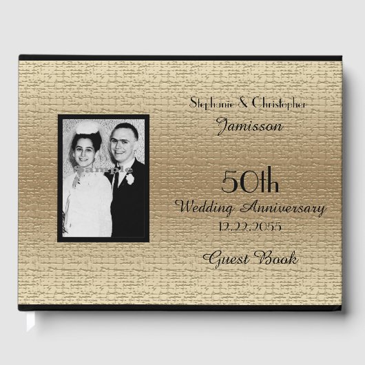 50. Jubiläum Party Foto Gästebuch (Vorderseite)