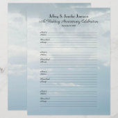 50. Jubiläum Party Gästebuchabonnement (Vorne/Hinten)