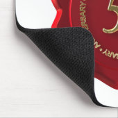 50. Jubiläum Rotwachs-Siegel Mousepad (Ecke)