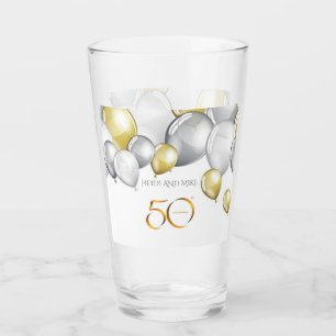 50. Jubiläum Schuster/Glas. Personalisierter Name. Glas