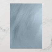 50. Jubiläum staubblaugrau mit Goldfolie in Folieneinladung (Rückseite)