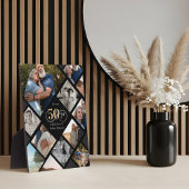 50. Jubiläum Unendlichkeit Liebe Foto Collage Gesc Fotoplatte