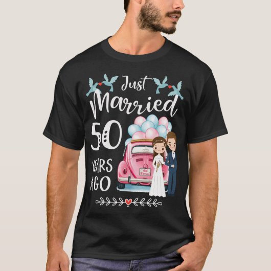 50. Jubiläum - vor nur 50 Jahren verheiratet T-Shirt (Vorderseite)