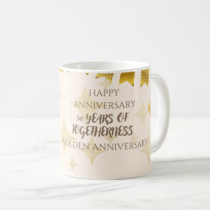 50. Jubiläums-Tasse – 50 Jahre Zusammensein Gi Kaffeetasse