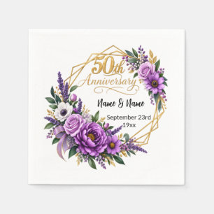 50. Jubiläumsgeschenk Serviette