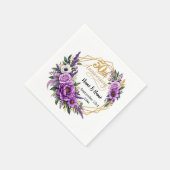 50. Jubiläumsgeschenk Serviette (Ecke)