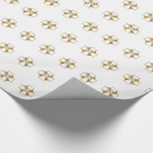 50. Jubiläumsjubiläum Priesterortung Geschenkpapier (Ecke)