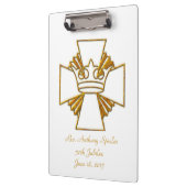 50. Jubiläumsjubiläum Priesterortung Klemmbrett (Links)