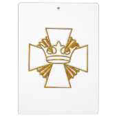 50. Jubiläumsjubiläum Priesterortung Klemmbrett (Rückseite)