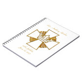 50. Jubiläumsjubiläum Priesterortung Notizblock (Linke Seite)