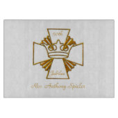 50. Jubiläumsjubiläum Priesterortung Schneidebrett (Vorderseite)