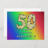 50. Jubiläumsrabatt Postkarte (Vorne/Hinten)