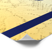 50. Jubiläumsschaumplatte Poster (Ecke)