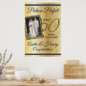 50. Jubiläumsschaumplatte Poster (Küche)