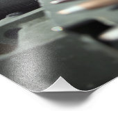 50-kalibrige Maschinenpistolen Fotodruck (Ecke)