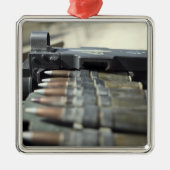 50-kalibrige Maschinenpistolen Silbernes Ornament (Vorne)