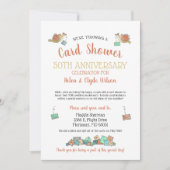 50. Kartendusche Illustriert Einladung (Vorderseite)