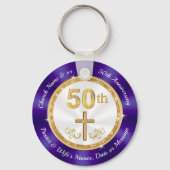 50. Kirchenjubiläum, Christliche Gastgeschenke, Schlüsselanhänger (Vorderseite)